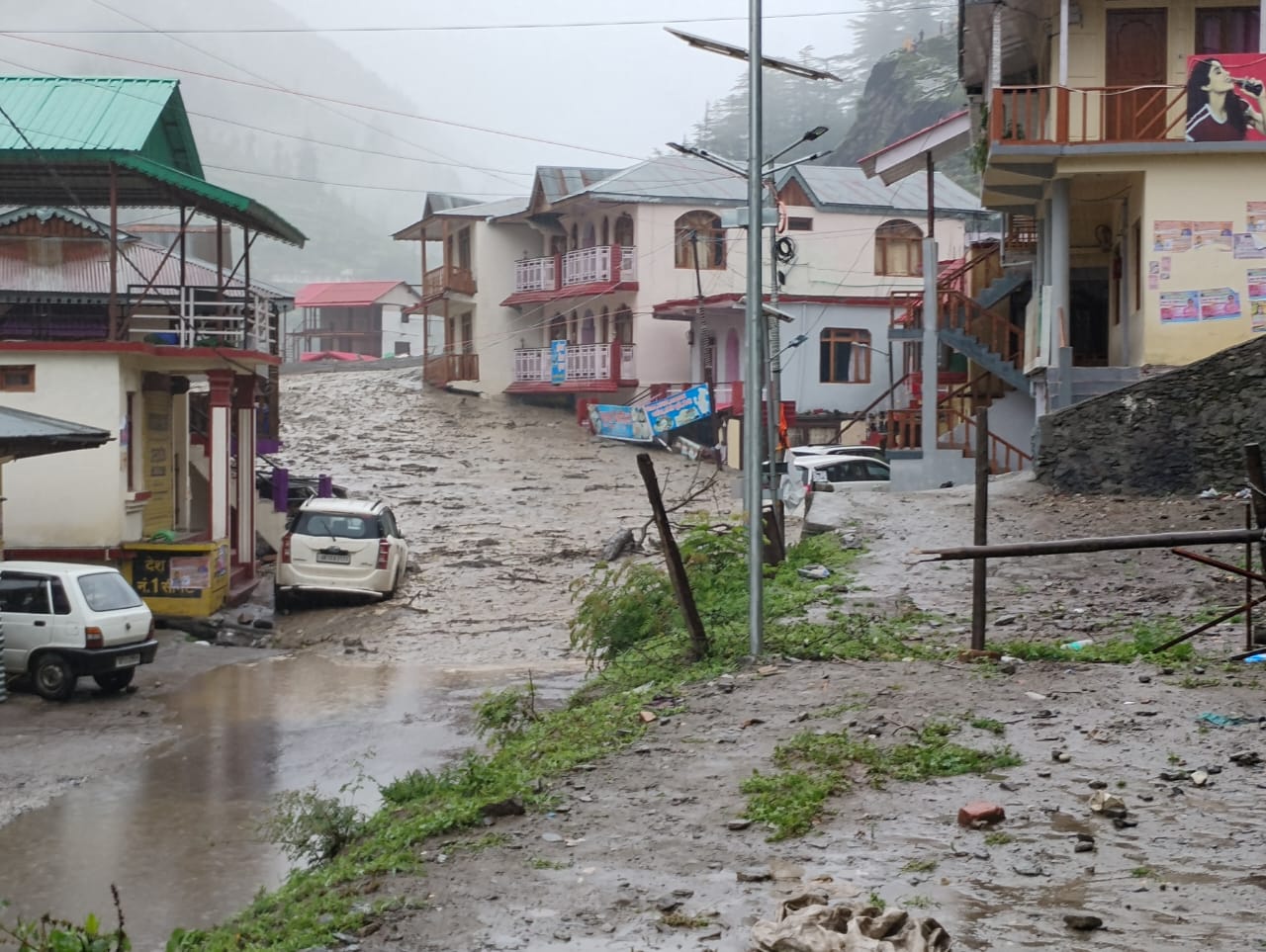 A cloudburst and the resultant massive landslide in Uttarkashi’s Dharali village in the north Indian state of Uttarakhand on Tuesday left at least four people dead and 50 others missing