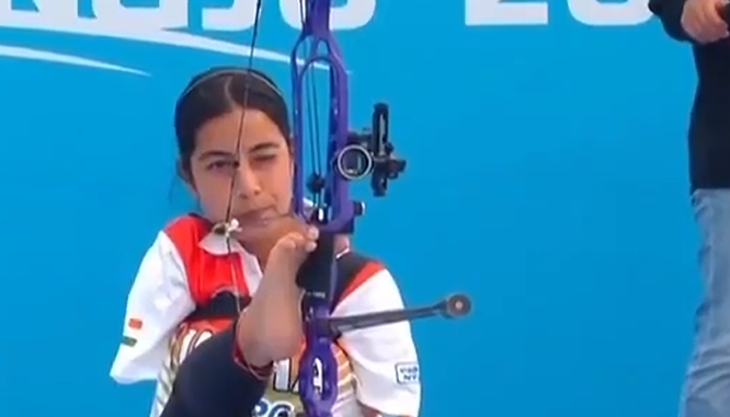 Indian archer Sheetal Devi, 18, from Jammu and Kashmir, clinched the gold medal in the women’s compound individual category at the Para World Archery Championships