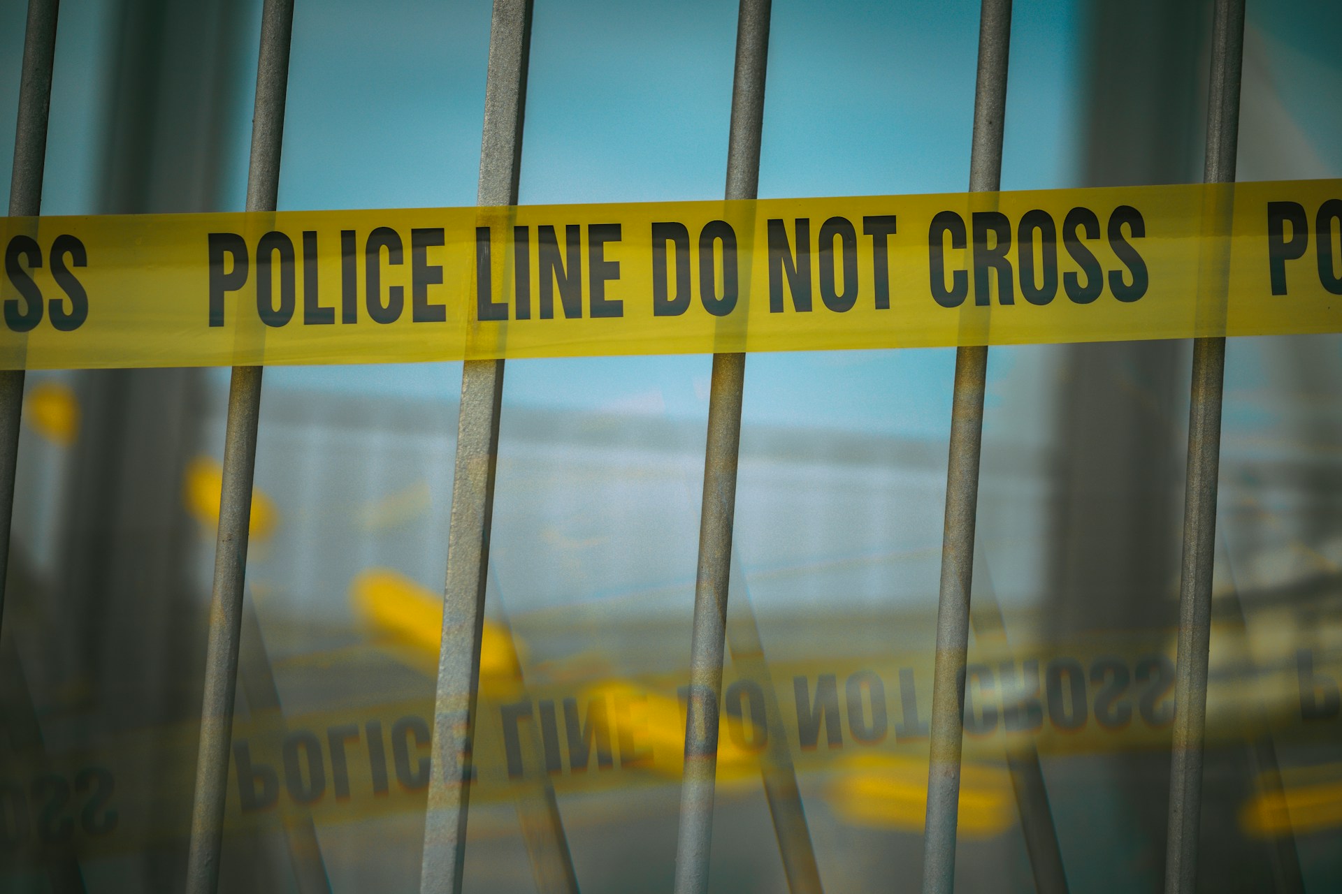 Crime scene police tape