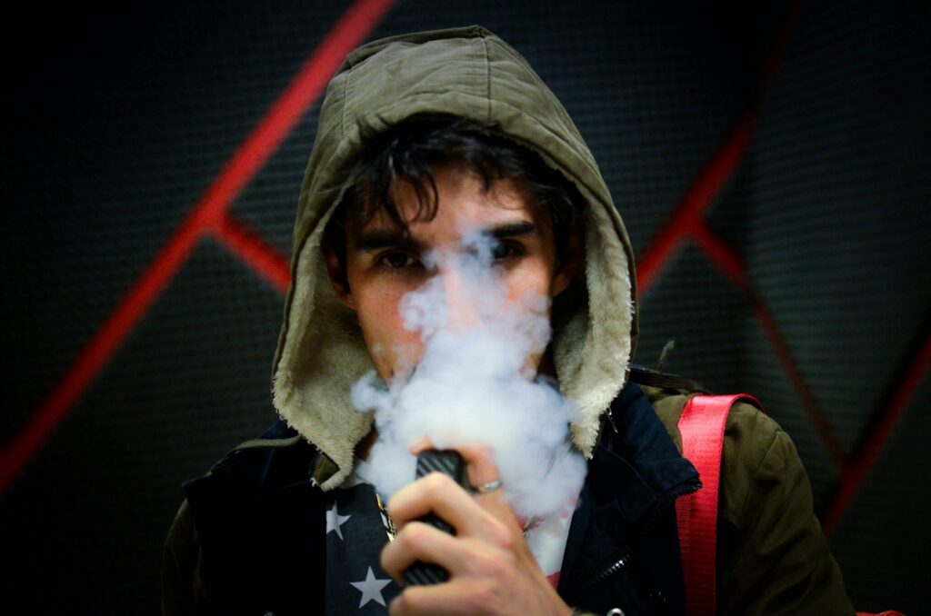 Vaping man