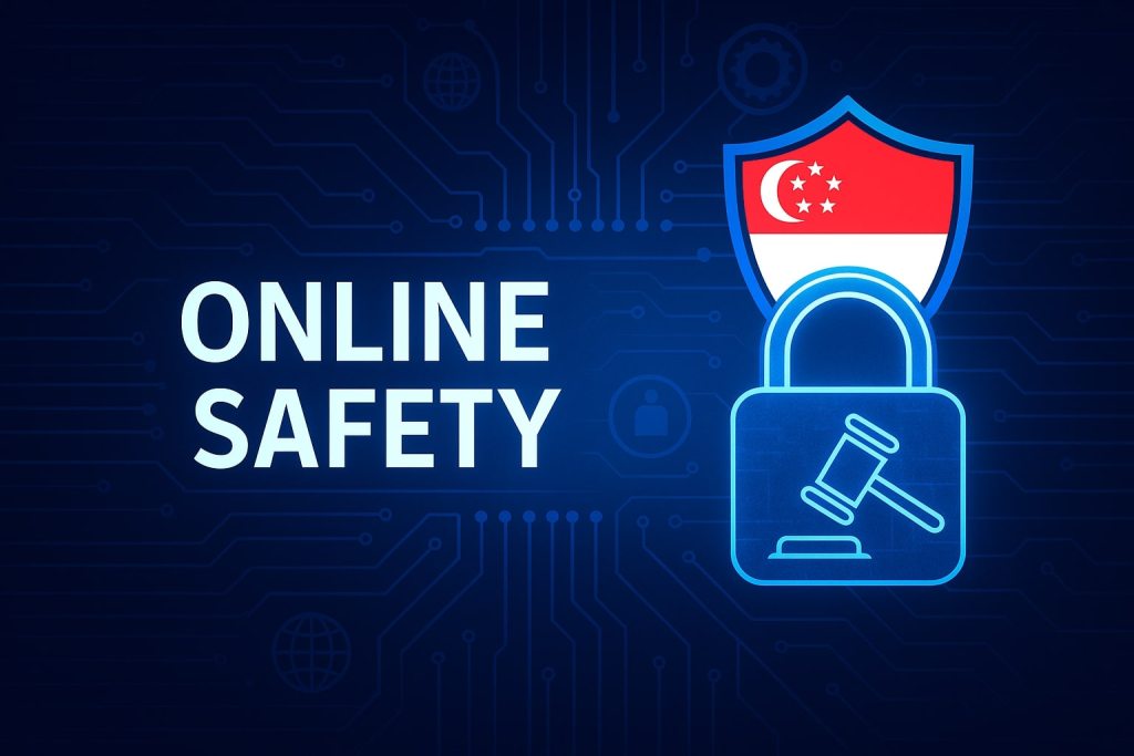 An image showing online safety in Singapore.