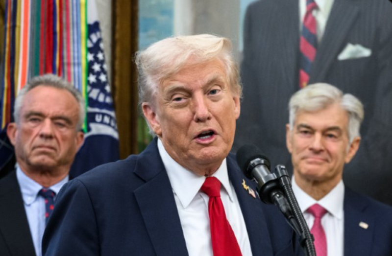 US President Donald Trump defended his decision and said he loves the word 'tariff' in the English dictionary, which is making the country 'rich'
