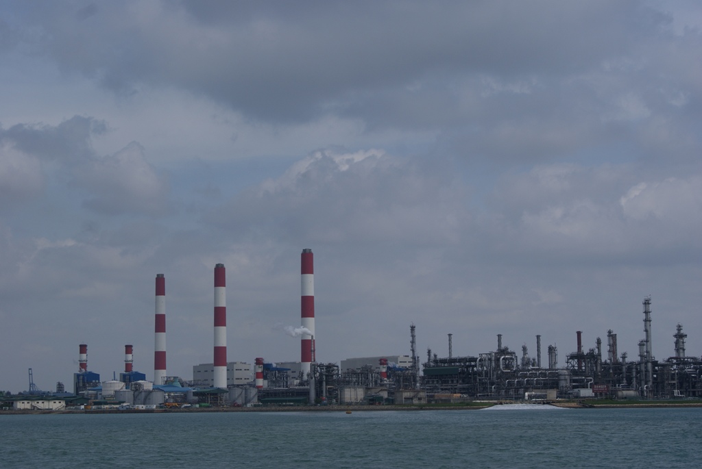 Juron Island in Singapore. This photograph is from 2011.