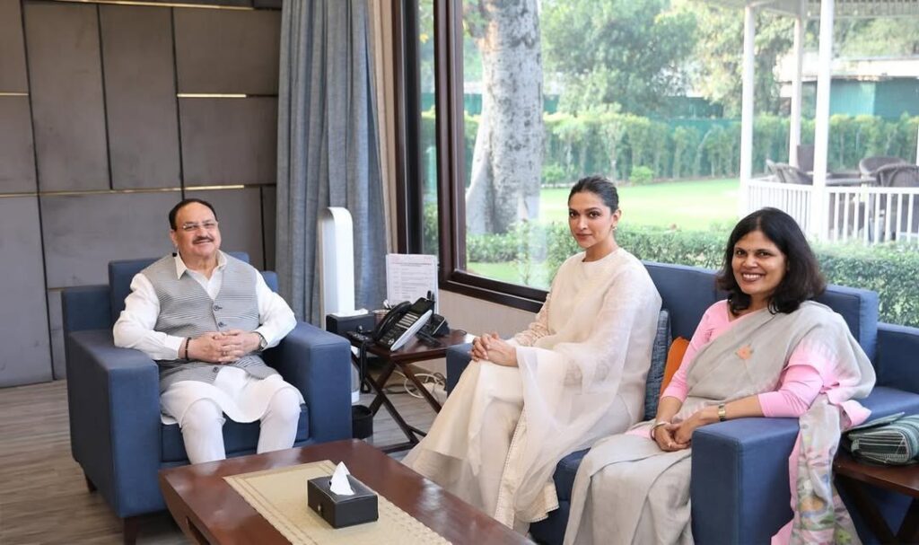 Deepika Padukone is now the government of India's first Mental Health Ambassador.