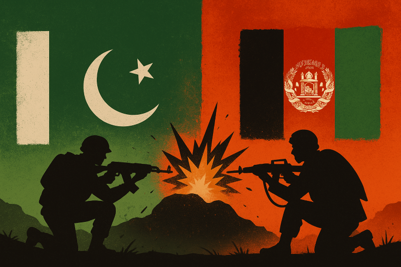 Taliban forces launched retaliatory attacks following Pakistani airstrikes in Helmand province, killing 15 Pakistani soldiers 