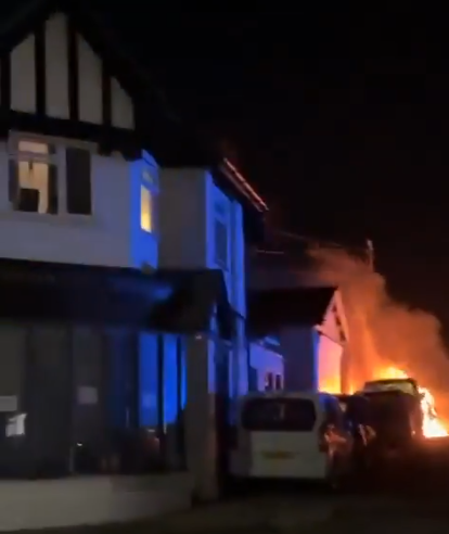 Mosque in Sussex set ablaze with two inside, UK police probe hate crime  