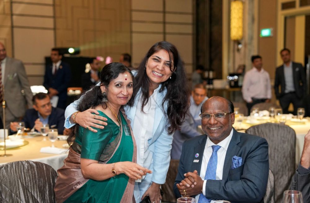 Dr Anuj Goyal, Chairman of the Committee for Members in Industry & Business, travelled from India to attend the Business Leaders Forum 2025