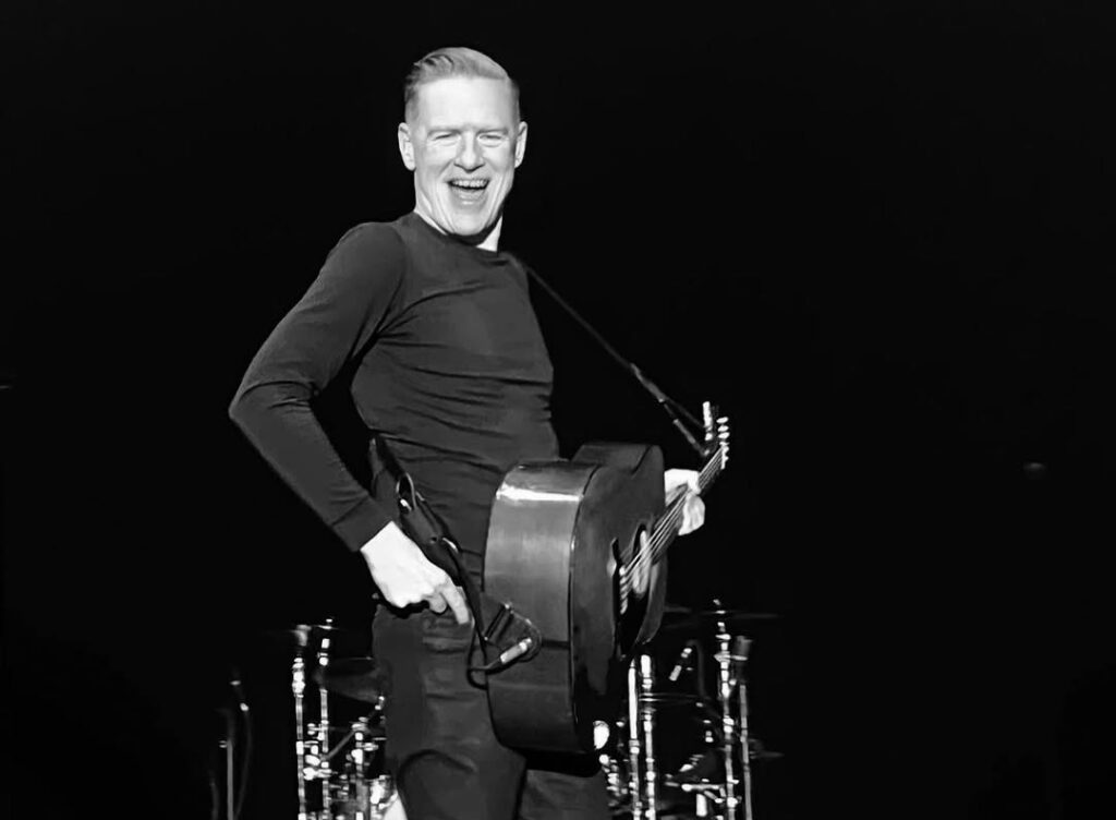 Bryan Adams during a stage show.