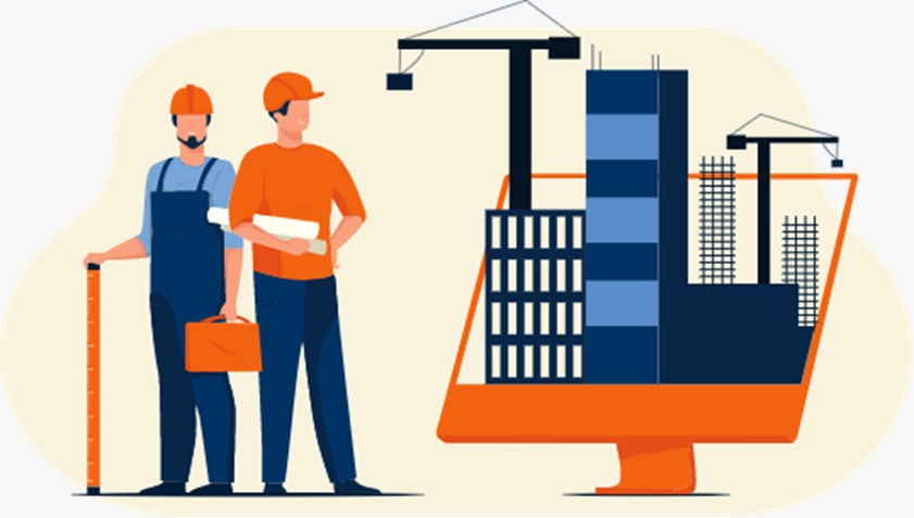 This is an a representational image showing engineering insurance.