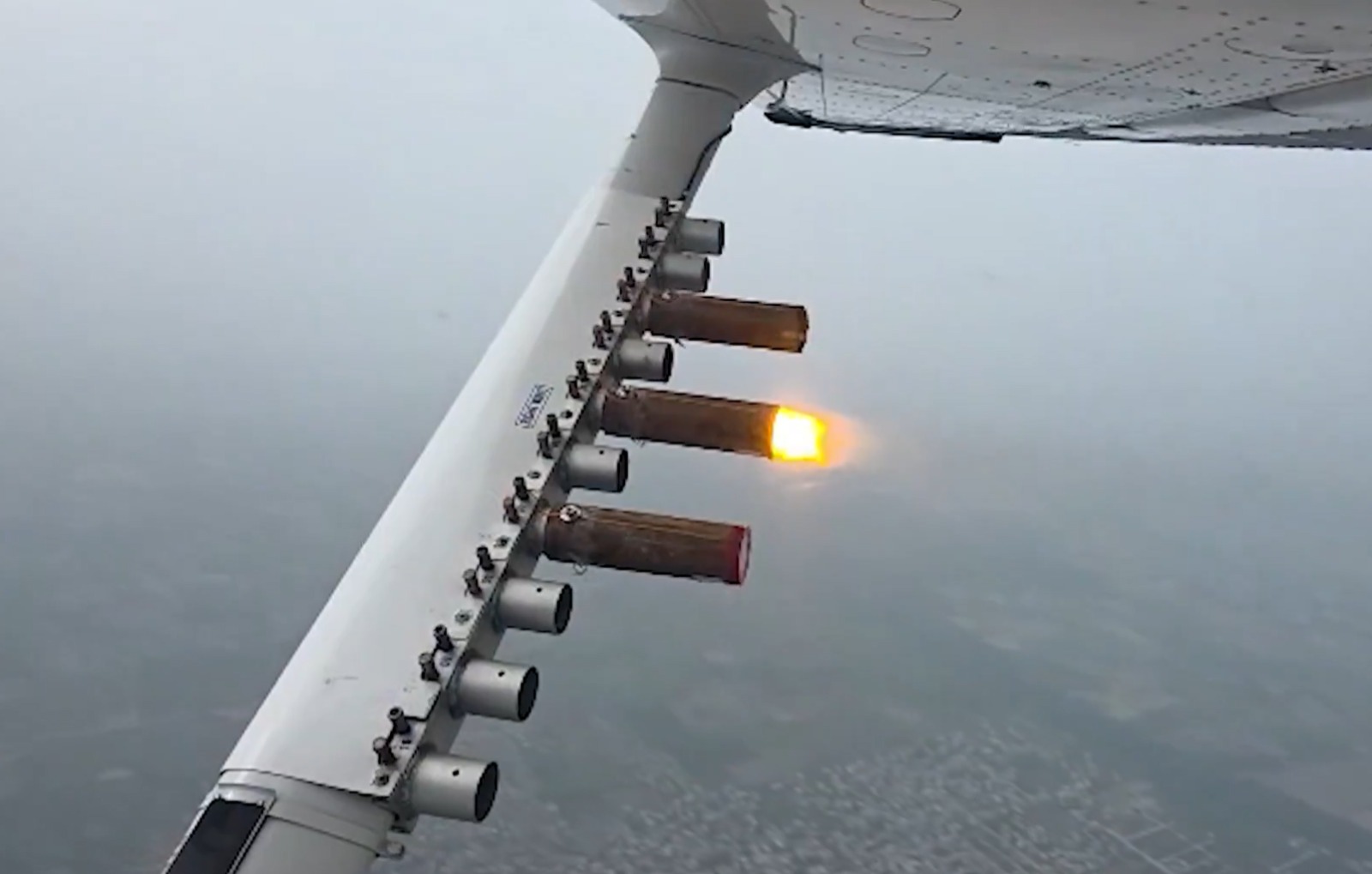 14 flares were used during cloud seeding in Delhi.