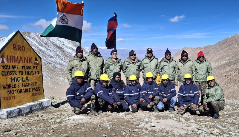 The Border Roads Organisation (BRO) has completed constructing the world’s highest motorable road, the Likaru-Migla-Fukche route