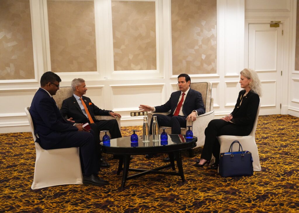 External Affairs Minister S. Jaishankar on Sunday met US Secretary of State Marco Rubio in Kuala Lumpur, where they discussed bilateral ties