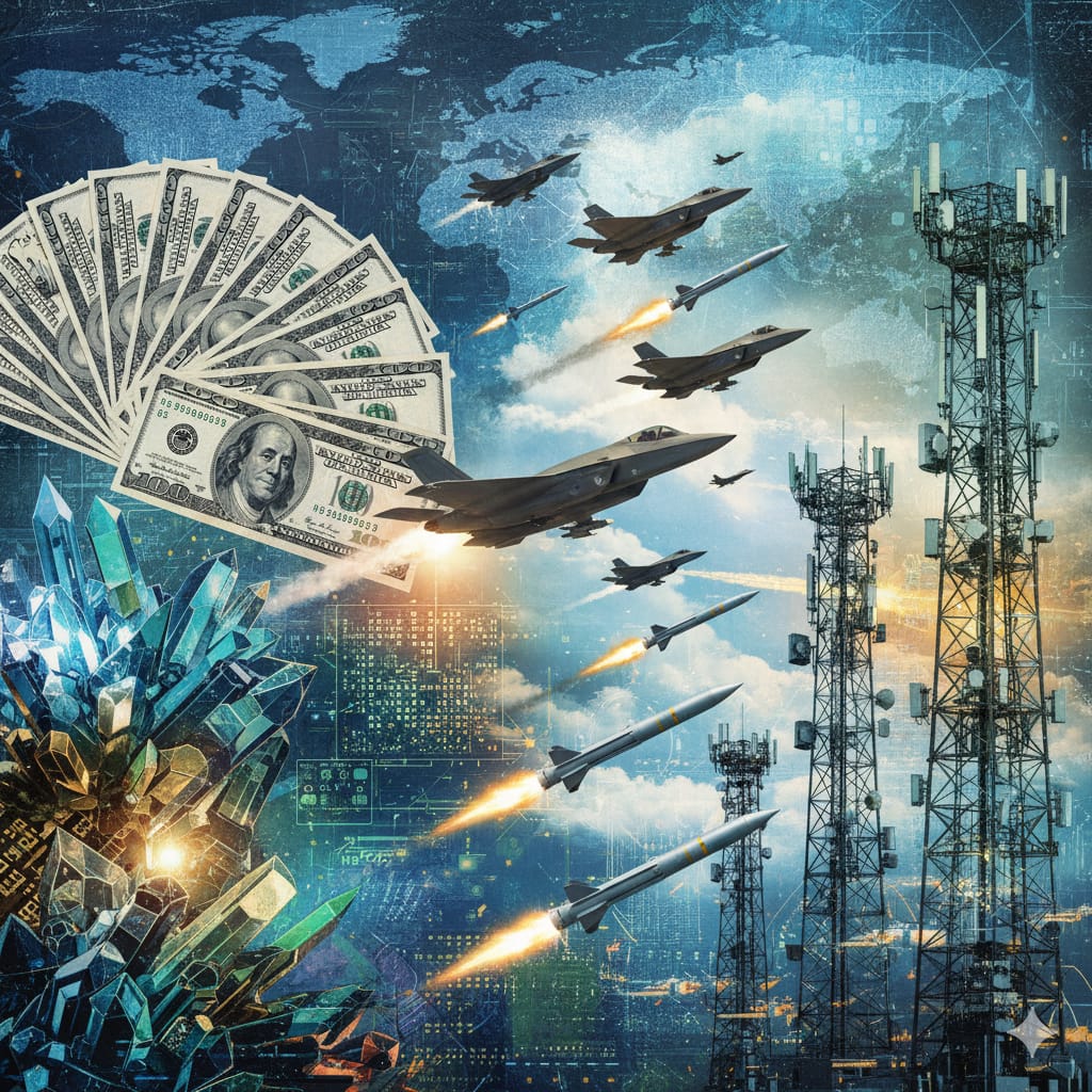 Much of the Chinese state bank loans to wealthy countries since 2000 has been focused on critical minerals and high-tech assets — rare earths and semiconductors needed for military weapons and telecom networks