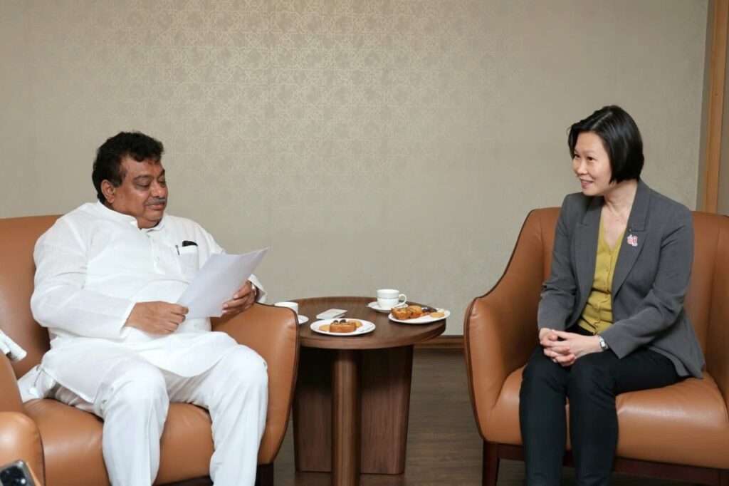 Karnataka minister MB Patil and Singaporean lawmaker Gan Siow Huang held talks recently in Bengaluru