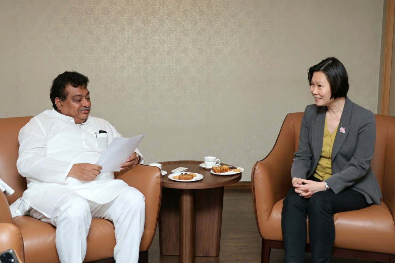 Karnataka minister MB Patil and Singaporean lawmaker Gan Siow Huang held talks recently in Bengaluru