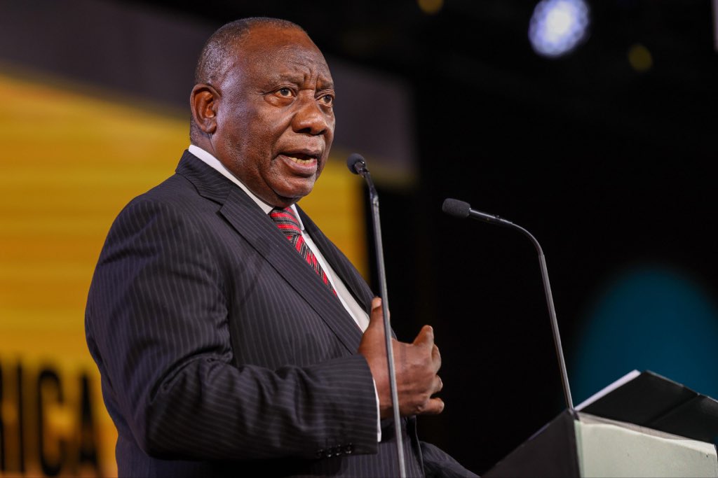 South African President Cyril Ramaphosa