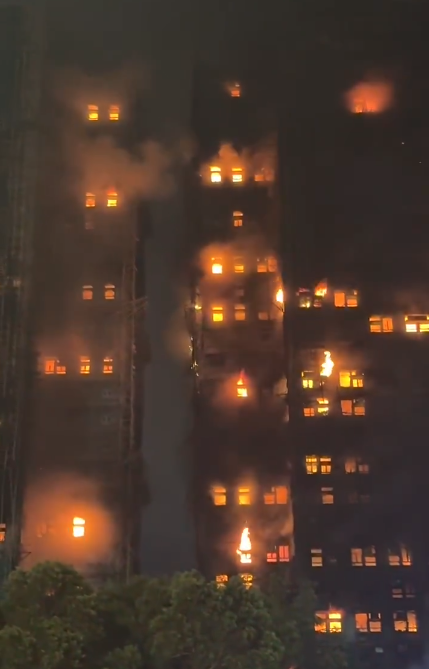 Hong Kong highrise fire