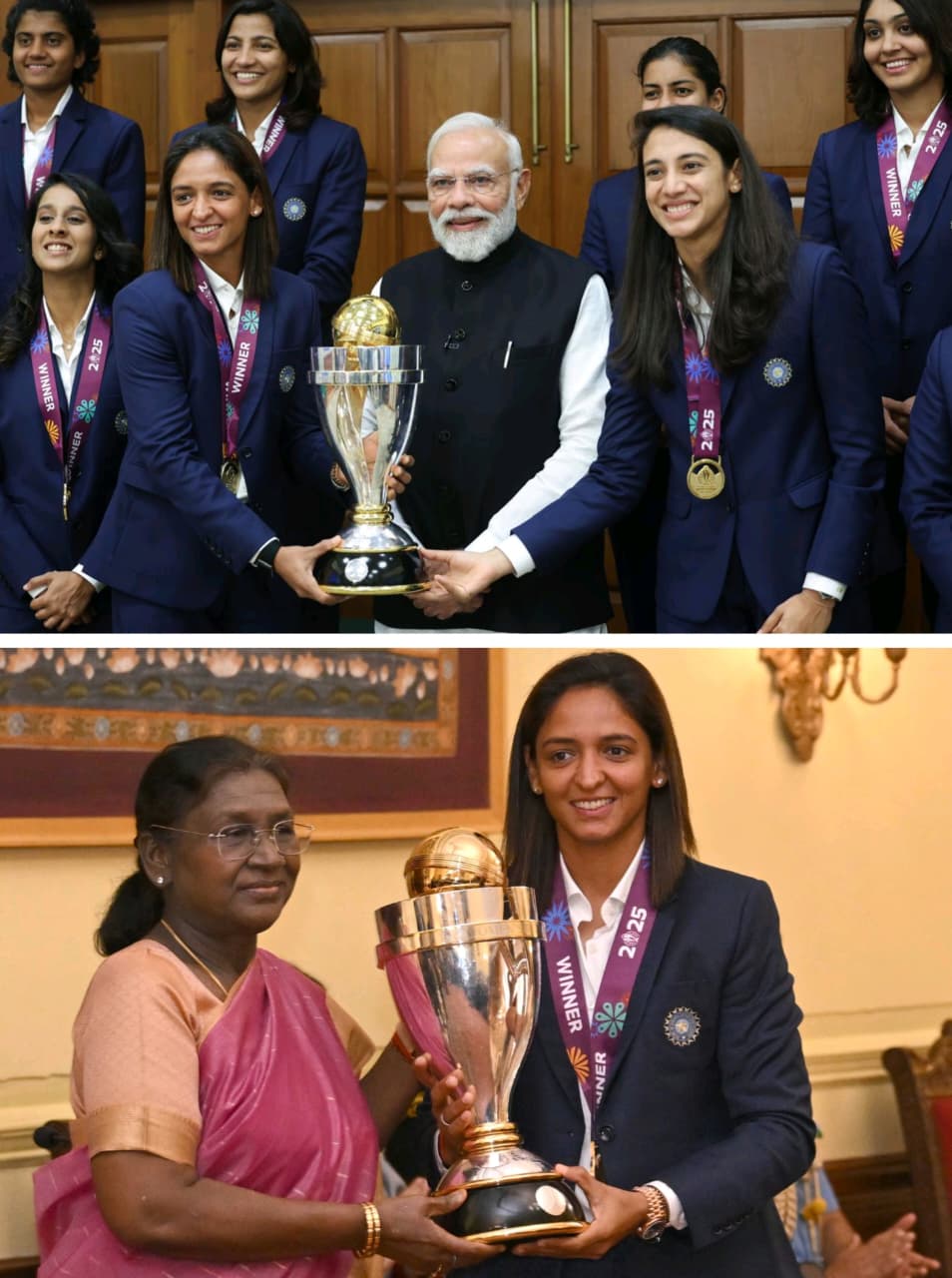 ICC Women’s Cricket World Cup champions meet PM Modi and President Murmu