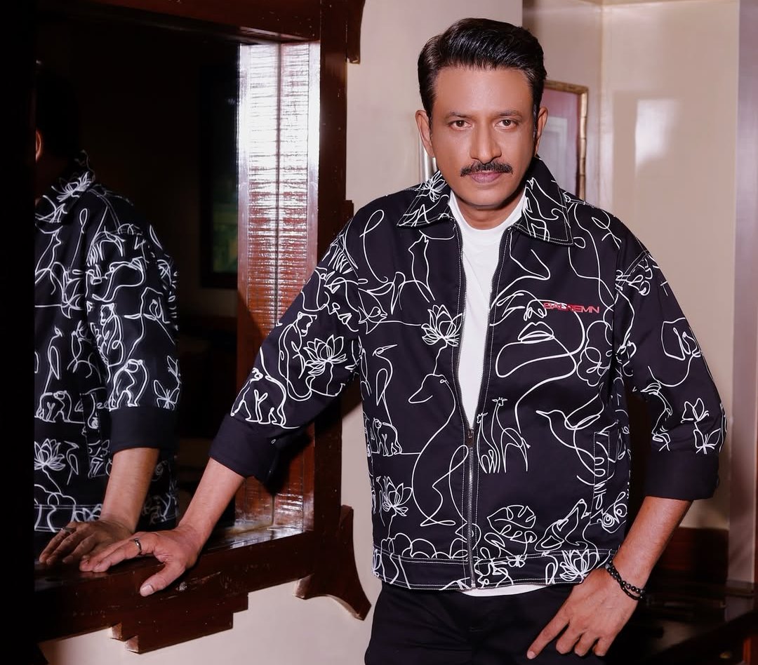 Actor Rajesh Tailang poses for a photograph.