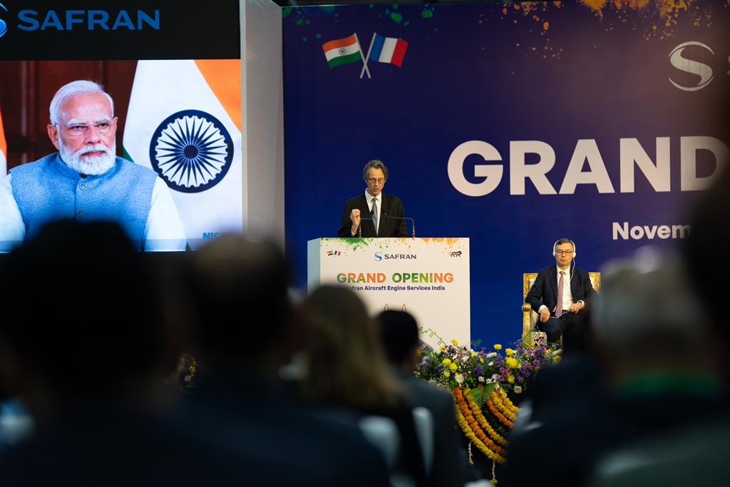 PM Modi inaugurates Safran’s LEAP engine MRO facility, calls India a rising manufacturing hub