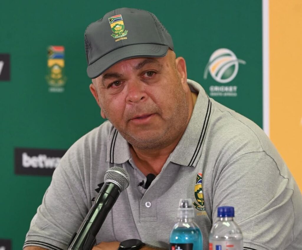 Shukri Conrad is South Africa's head coach