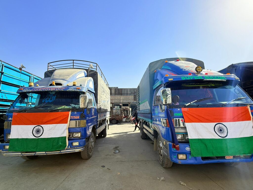 India on Monday dispatched a consignment of food items to earthquake-hit Afghanistan, where a powerful 6.3 magnitude tremor recently left at least 20 people dead and over 500 injured