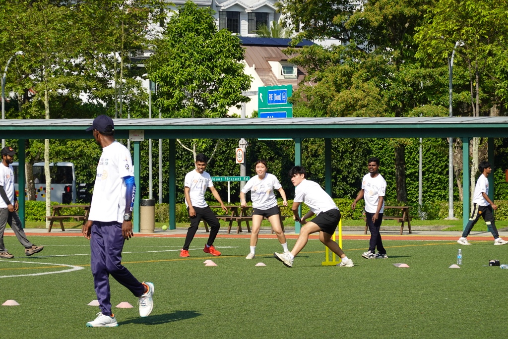 A game is in progress at the SJI.