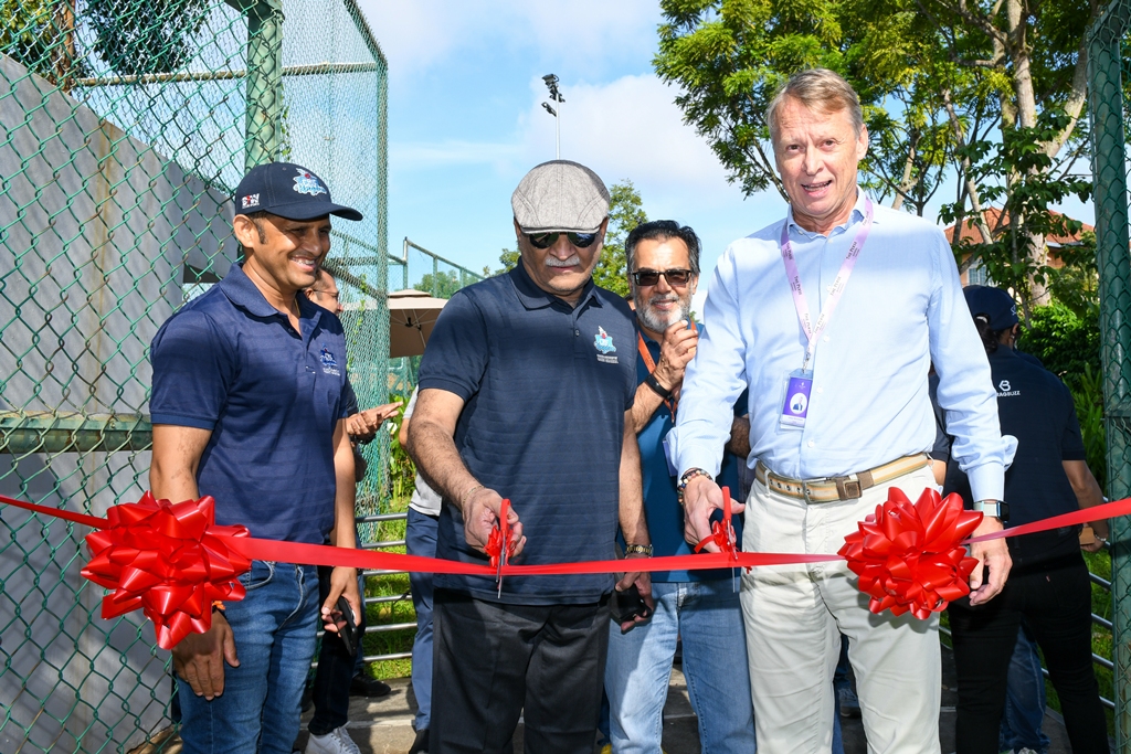Chetan Suryawanshi, CEO and Co-Founder, CricKingdom; Gurunath Sharma; and Johan Stromsater, Co-CEO at The Perse School, Singapore.