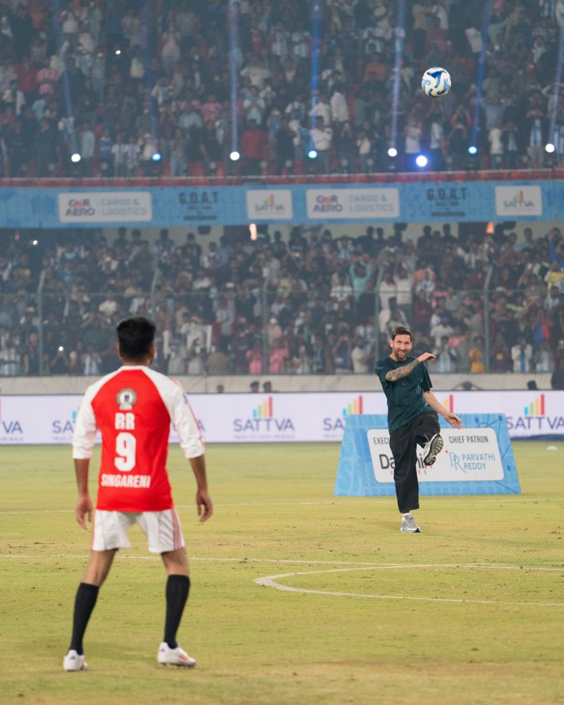 Left footed magic in display from Lionel Messi.