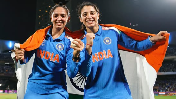 ICC Women’s Cricket World Cup 2025 winner captain Harmanpreet Kaur and vice-captain Smriti Mandhana
