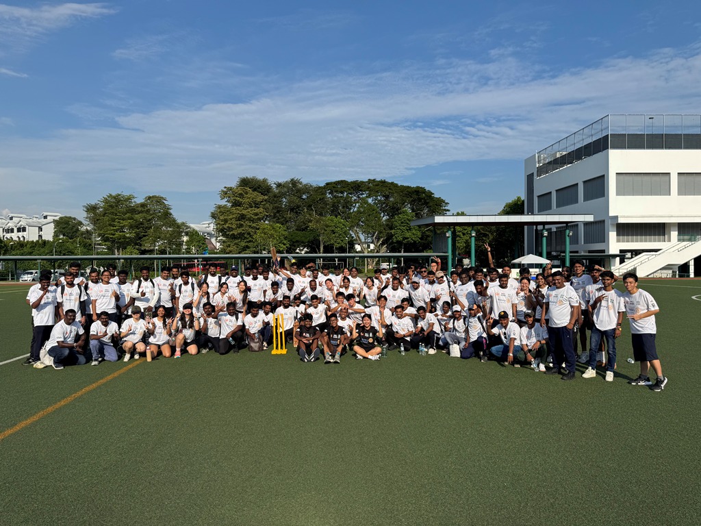 Migrant workers, youth volunteers and students came together for the tournament.