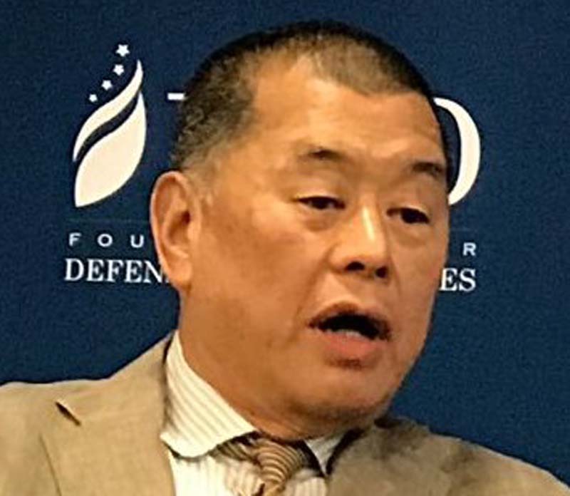 Jimmy Lai after finding him guilty of colluding with foreign forces under the city’s controversial National Security Law (NSL)