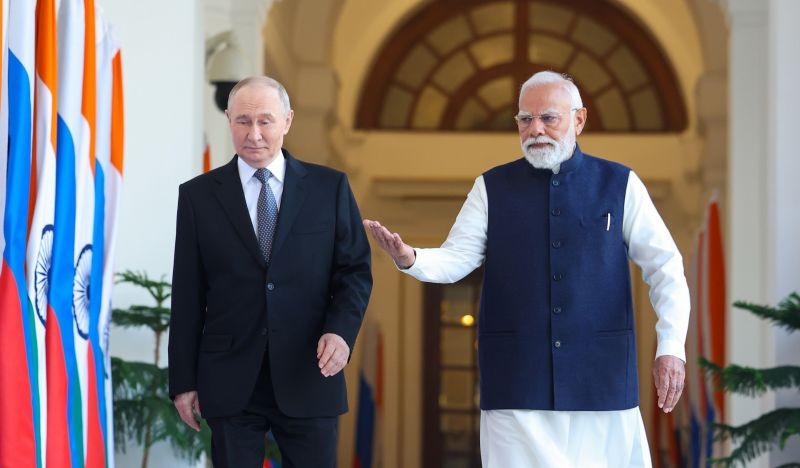 Modi highlights India’s stand on Russia-Ukraine war during joint briefing with Putin  