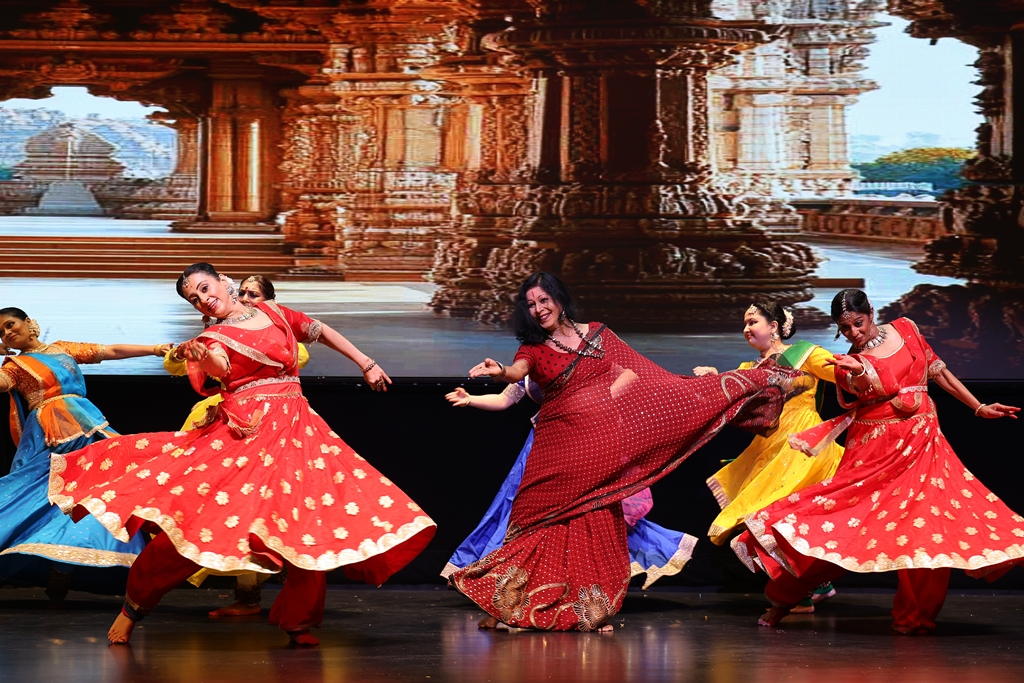 Dr Shovana Narayan shows her moves.